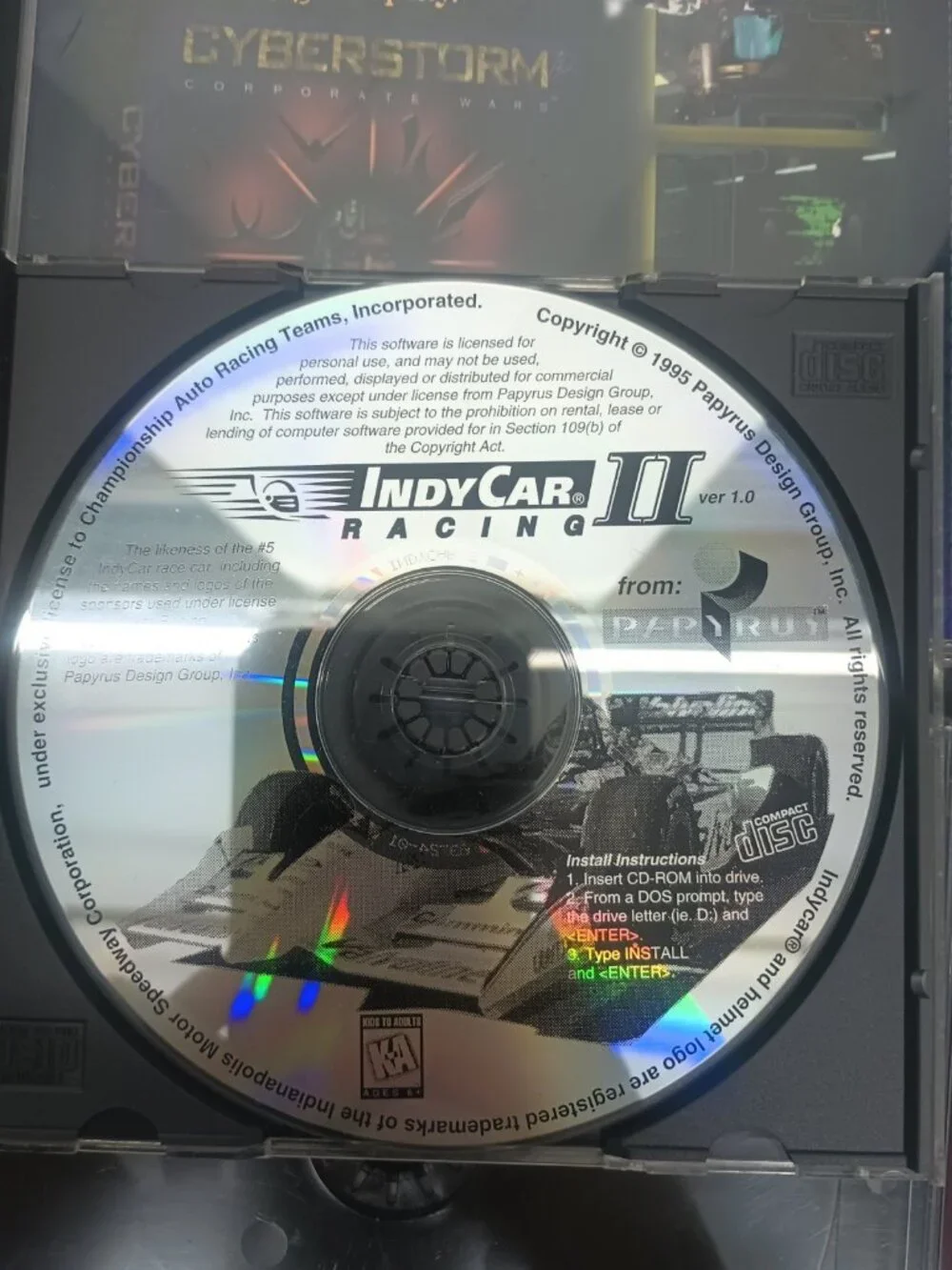 Vintage PC Games Lot SWAT NHL Hockey 95 Madden 97 Indy Car Racing Tested Working
